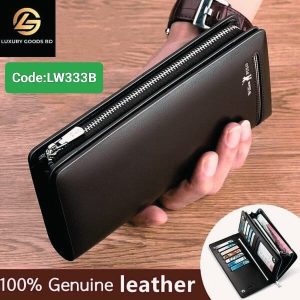 LW333B WILLIAMPOLO Luxury RFID long Genuine Leather Card Holder 333B