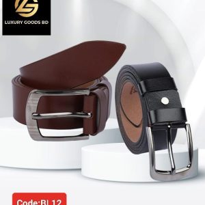 Genuine Leather Premium Quality 2 Pcs Long Lasting Belt For Men
