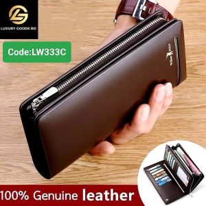 LW333C WILLIAMPOLO Luxury RFID long Genuine Leather Card Holder 333C