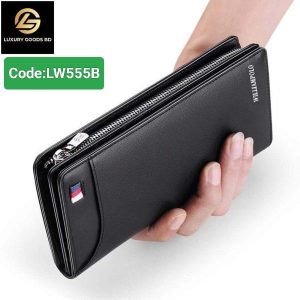 LW555B WILLIAMPOLO Luxury Cow Leather Long Clutch Wallet 555B