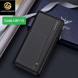 LW115 WilliamPOLO Brand Purse Wallets Genuine Leather Long Wallets For Men Designer Clutch  Wallet